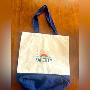 Faherty tote bag- excellent condition